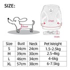 Adjustable Dog Cat Harness Vest With Lead Leash For Small Medium Pets
