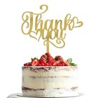 Acrylic Thank You Cake Topper-thanksgiving Cake Decoration    wedding 6