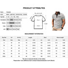 Men s Casual Short-sleeve Shirt With Pocket And Button Placket