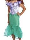 Disney Princess Ariel Costume Little Mermaid  Play Dress Up Halloween S 6 6x