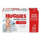 Huggies Simply Clean Baby Wipes - Unscented -  select Size And Count 