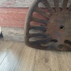 Antique Hh M 488 Cast Iron Implement Tractor  Seat  1900s Farm Primitive