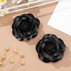 2 Pcs Sandals Flower Shoe Clips Removable Polyester Decoration Bride