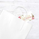 Pink Floral Thank You For Your Business Card   100 Small Business Thanks Gratitu