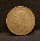 1935 Great Britain Silver Crown  George V Art Deco  Km-842  gb16 