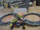 Tyco Turbo Racing Nite Glow Slot Car Tracks With Cars    tested   Works Great  