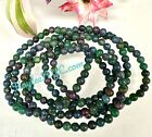 Wholesale 6 Pcs Natural Ruby Kyanite 5mm 7 5    Crystal Stretch Bracelet