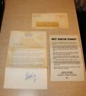 Robert F Kennedy Hand Signed Typewritten Letter 05 10 1968 Us Senator Letterhead