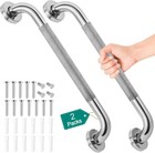 2 Pack 16 Inch Grab Bars For Bathtubs And Showers  Safety Bathroom Shower Gra   