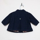 Vtg Gymboree Embroidered Floral Corduroy Y2k Blazer Infants 3-6m Blue 100 Cotton