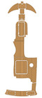 Fit For 1998 Larson 230 Escape Swim Platform Eva Foam Boat Flooring 