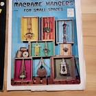 Lot Of 5 Vintage Macrame Pattern Books Instruction Pamphlets Plant Hangers Decor