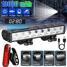 12000lumen Bicycle Light Front Rechargeable 10000mah Bike Light Usb Led