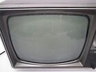 Vtg Zenith Portable Television Tv 11 5  Screen B w Powers On As Is