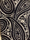 Chaps Home  Allistair Paisley Euro Blue White Pillow Sham Button Closure 26    Sq