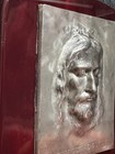 Art Nouveau Holy Water Font   the Holy Shroud Of Turin  Holly Face Religious Ad