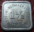 State Of Illinois 1 1 2 Mill Tax Token In Ef-au Condition  square 