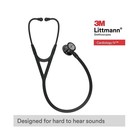 3m Littmann Cardiology Iv Dual Head Stethoscope Black Bell   Diaphragm