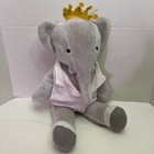 Vintage 1977 Eden Babar Elephant 20  Plush Toy  Stuffed Animal King
