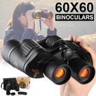 Outdoor Travel 60x60 Zoom Binoculars Waterproof Telescope Hunting Day night  bag