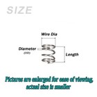 Micro Miniature Small Compression Spring 304 Stainless Steel 0 25mm Wire Diamete