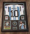 Lionel Messi Leo Signed Framed Jersey Authenticated   Coa Argentina