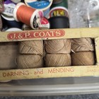 Lot Of Vintage Wooden Sewing Thread Spools Various Brands   Sizes