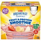 Protein Smoothie Nutritional Drink Shakes  Strawberry Banana  8 Fl Oz  6 Pack