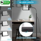 5x Led Magnifying Glass Floor Lamp For Seniors Reading Repair Usb Or Battery