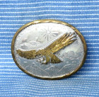 Western Eagle Dress Belt Buckle Artisan Handmade Sky Mountains Vtg Marco  tyc456