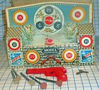 Wyandotte Pressed Steel Model Shooting Gallery Windup Set W darts Pistol In Box