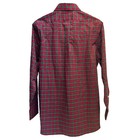 Polo Ralph Lauren Long Sleeve Dress Shirt Red Green Plaid Classic Fit  115