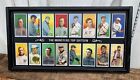 T206 Tobacco Baseball Card Monster Top 16 Sign   Wow Awesome 12x24 Ty Cobb
