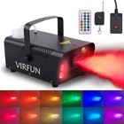 Fog Machine  6 Led Lights With 12 Colors Effect  Smoke Machine With Wireless    