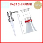 Chrome Soap Dispenser Pump Replacement - Silver 304 Rust Proof Stainless Steel L