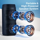 Dual 4  Portable Bluetooth Speaker Subwoofer Heavy Bass Stereo Sound System New