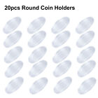 20pcs 46mm Coin Storage Capsules Container Holders Round Plastic Case Clear