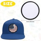 40 Pieces Iron On Blank Sublimation Patch Round Fabric Heat Transfer Repair B   