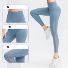 Women s Seamless Scrunch Butt High Waist Leggings Ribbed Yoga Workout Pants