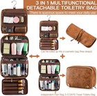 Hanging Toiletry Bag For Men Travel 3-in-1 Waterproof Dopp Kit With Compartments