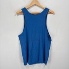 Vintage Nike Basketball Tank Top Men Size L Blue Basketball Gray Tag Usa 80s 90s