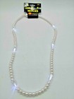 Light-up 16  White Led Wedding Dance Party Fiesta Holiday Necklace Led Beads Us