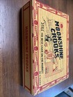 Vintage Moonshine Crooks 50 Count Yellow   Red Cigar Box Red Lion Pa Empty