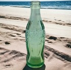Coca Cola Soda Bottle Green Glass Vintage Bemidji Minnesota 6 Oz