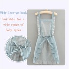 Cotton Kitchen Apron  Adjustable Bib  Stripes  Two Pockets  Chef  Men  Women