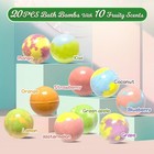 Bath Bombs For Kids With Surprise Inside  20 Pack Handmade Bath Bomb Gift Set   