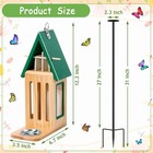 New Upgraded Butterfly House And Feeder For Outside - Wooden Butterfly House Wit