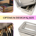 Artist s Storage Box Stainless Steel Secure   Easy To Transport 8 l X 4 w X 2 h