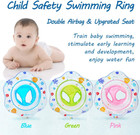 Baby Swimming Ring Floats With Safety Seat Double Airbag Swim Rings For Babies K