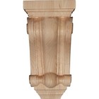 Ekena Millwork Corw04x04x07derw Devon Traditional Wood Corbels  4 w X 4 d X 7   